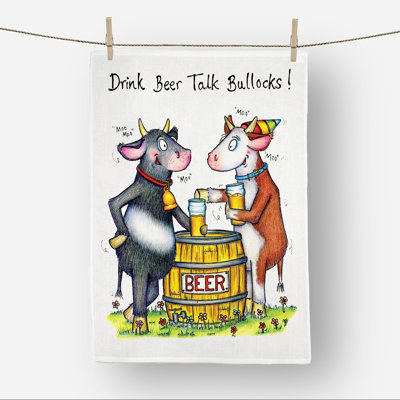 Cotton Embroidered Tea Towel Kitchen Towel