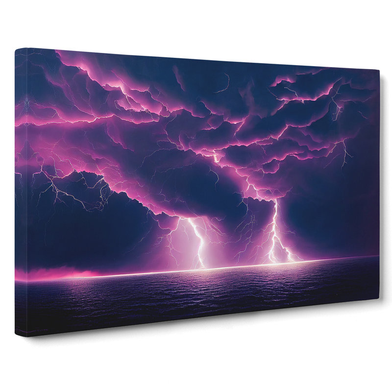 King Thunderstorm - Wrapped Canvas, 35cm H x 50cm W x 3cm D