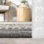 Ray Trellis Indoor/Outdoor Accent Rug for Living Room Patio Deck Front Porch Entryway Kitchen, Grey/Ivory-48816231