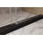 Frameless Single Sliding Shower Door , 1/4 "(6 Mm) Clear Tempered Glass, Explosion Proof Film, Stainless Steel Handle Square Tube Track-117492588