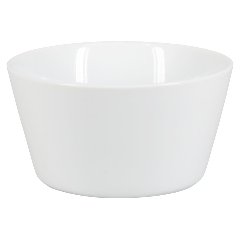 Oslo 6 oz White Porcelain Ramekin Baking Dishes Set
