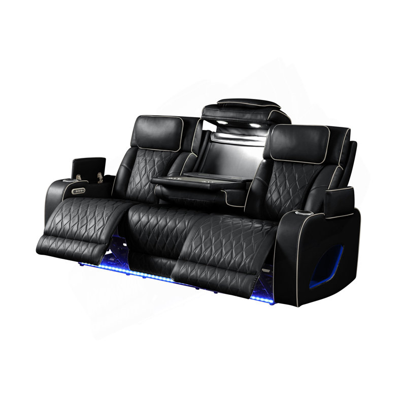 Canapé inclinable Fortuner, Noir