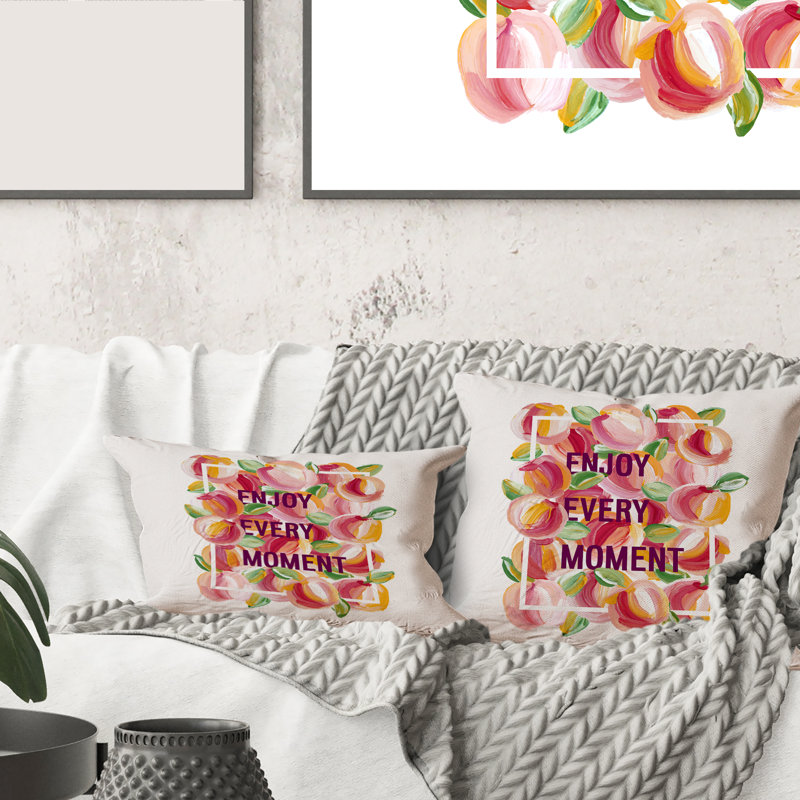 Coussin Rectangle, Enjoy Every Moment - Traditional
