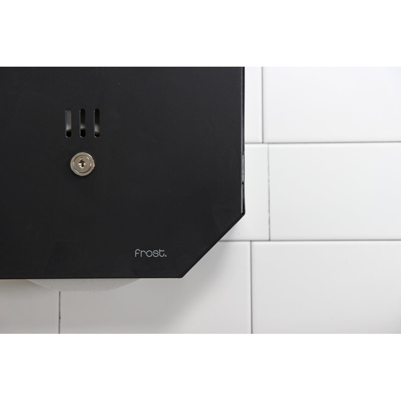Distributeur de papier hygiénique 10 po Jumbo - noir mat