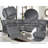 109" Faux Leather Reclining Sectional, One Console With Storage & Cup Holders-994739607