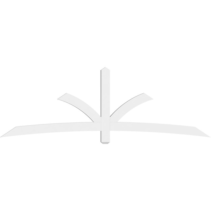 Support pour pignon Davenport, H 32 po x l 96 po (pas: 8/12), P 2 po x F 4 po, PVC