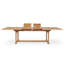 Devon 9-Piece Teak Dining Extension Table With Folding Chairs