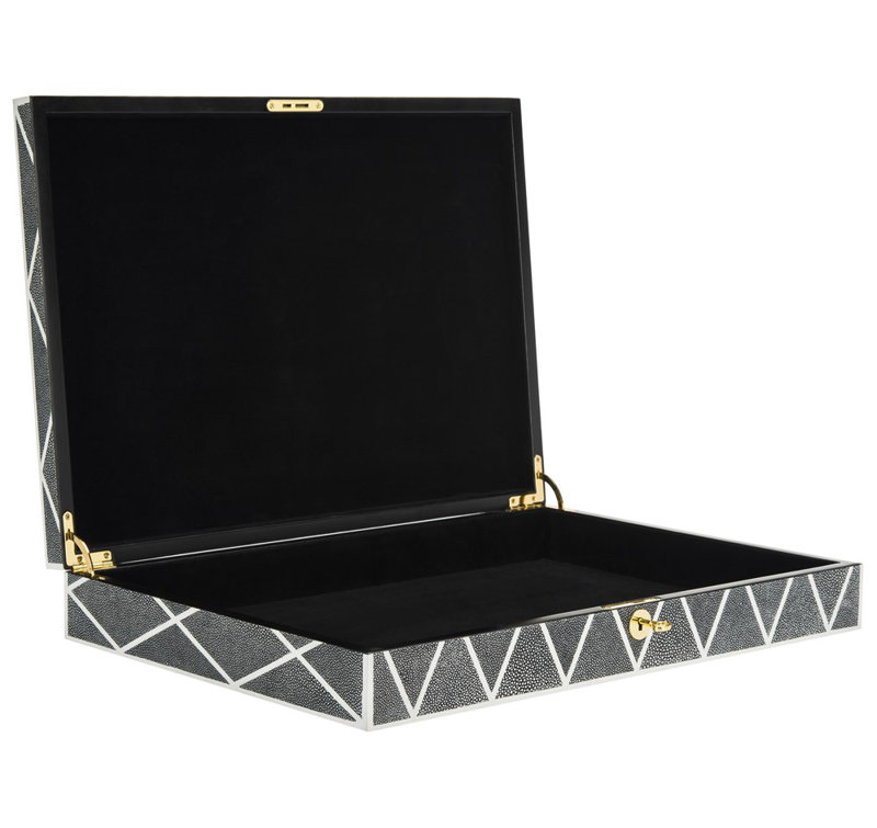 Boîte avec trou pour clé, Noir