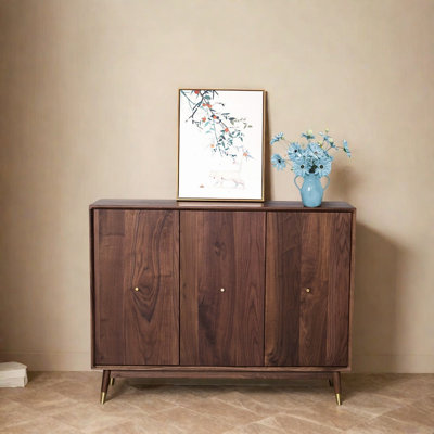 Solid Pine Wood Console Cabinet
