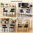 25" Upholstered Modern Counter Height Bar Stools with Curved Back and Metal Frame-1558840256