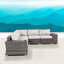 7 Seating With Weather- , Cushions, And Easy-care Features Fully Assembled Sectional Reversible Layout, - Fabric, Interlocking Sections