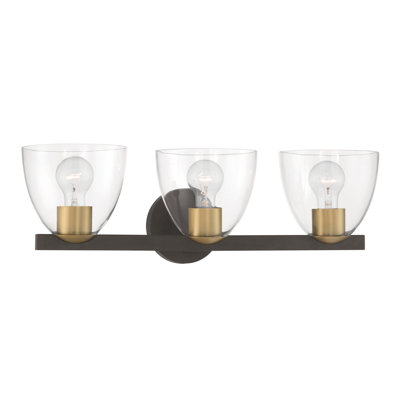 Meuble-lavabo 3 lumières 23,5 po Noellea