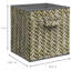 Bacs de rangement pliables en tissu 11 "avec poignées