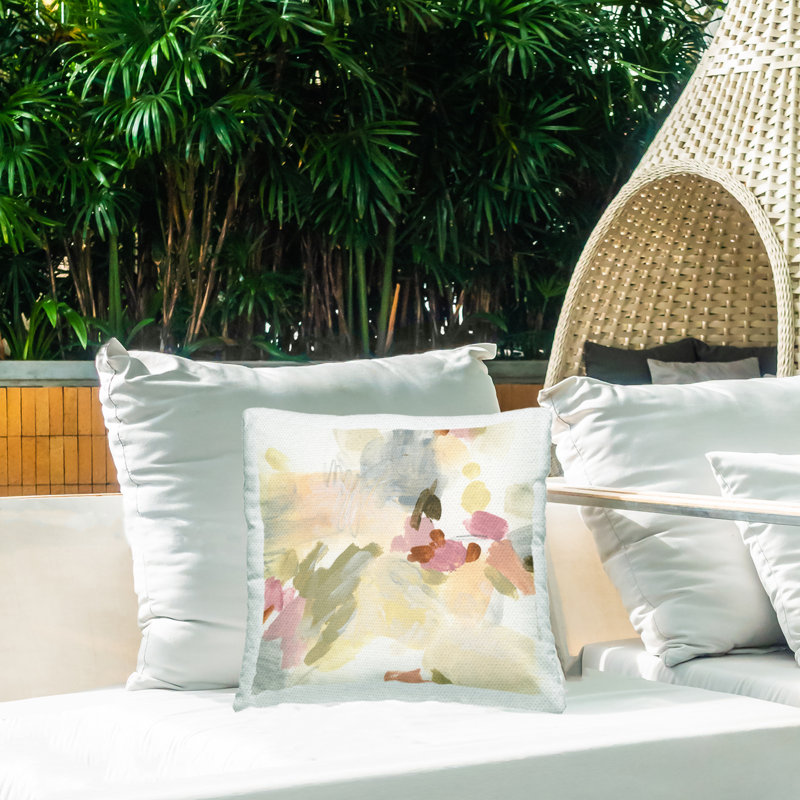 Coussin Soft Restless Abstraction Outdoor Printed par June Erica Vess