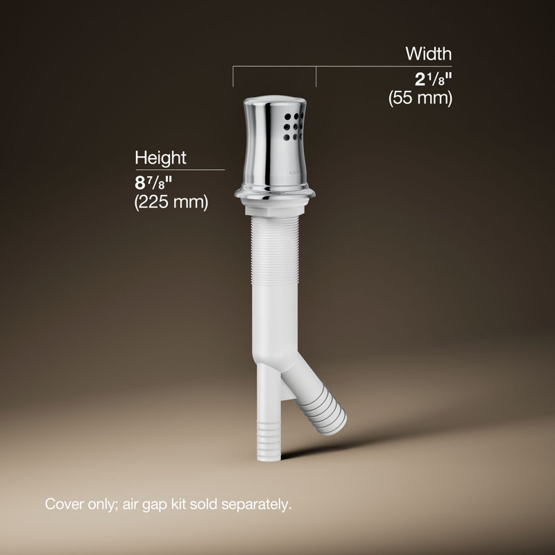 Air Gap Kit, Polished Chrome