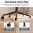 Keyri Criss Cross Leather Office Desk Chair With Wheels-106361802-122533105-124213124