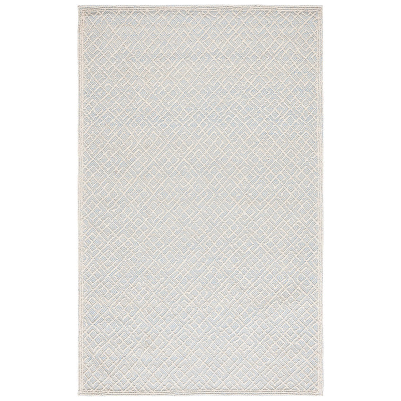 Msr Trace Martha Stewart Hand Tufted Performance Geometric Rug, Rectangle 5' x 8'