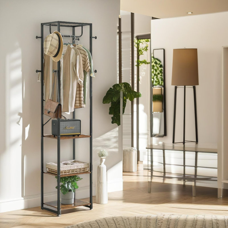 Freestanding 8 - Hook Coat Rack
