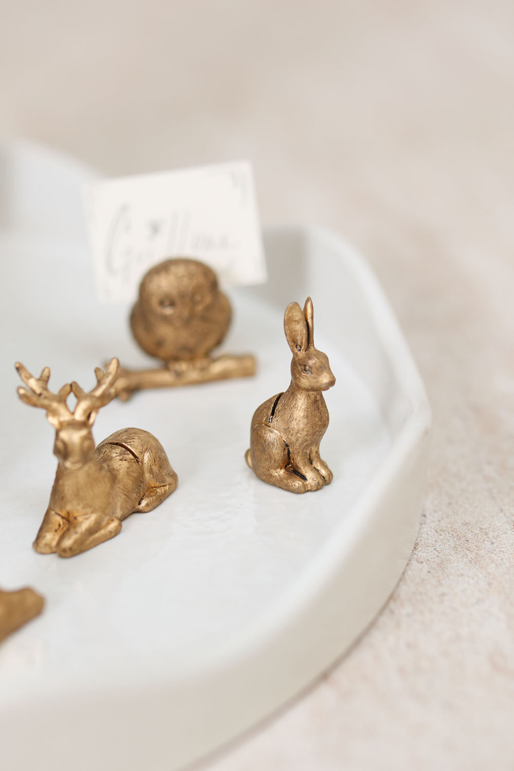 Enchanted Critter Name Card Holder, 2.75 in x 1.5 in