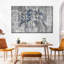 Boho Floral Elephant Multi Piece Canvas Print-1347508228