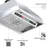 30" 900 CFM Convertible Range Hood Insert with Voice/Gesture/Touch Control, Stainless Steel Kitchen Vent Hood, 4-Speed Fan, Dishwasher-Safe Filters, Included with Carbon Filters