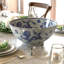 14" Satsuma Ladies & Peacock Porcelain Bowl-417067292