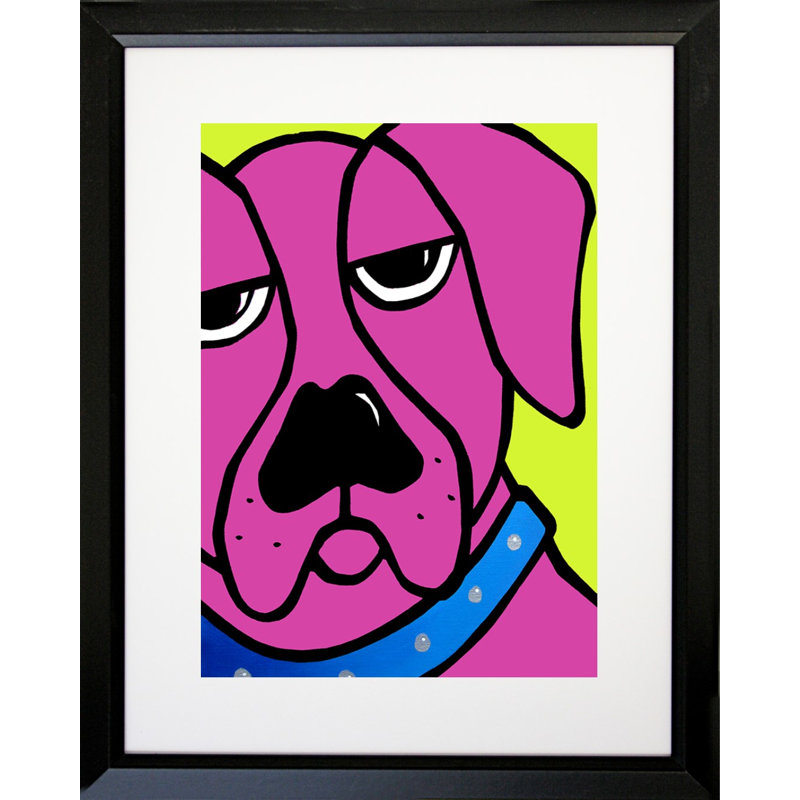 « bubba » par fidostudio, impression encadrée, Noir