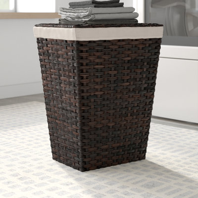 Plastic and Fabric Laundry Hamper