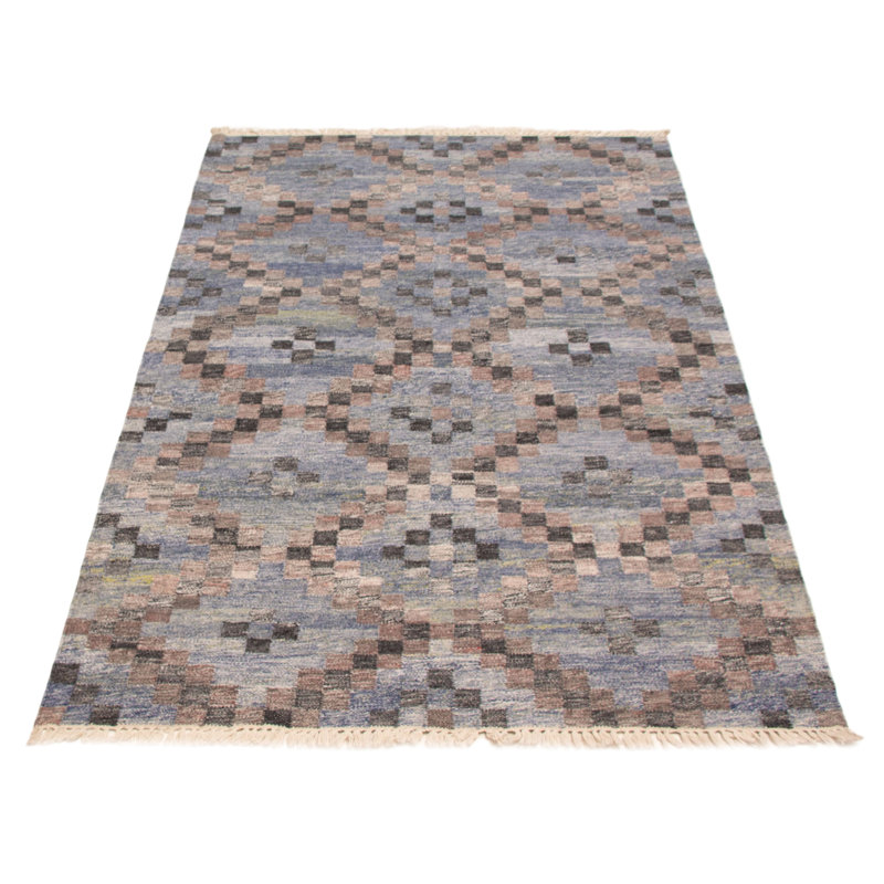 Kilim bleu Ankara FW 5 pi 1 po x 8 pi 1 po
