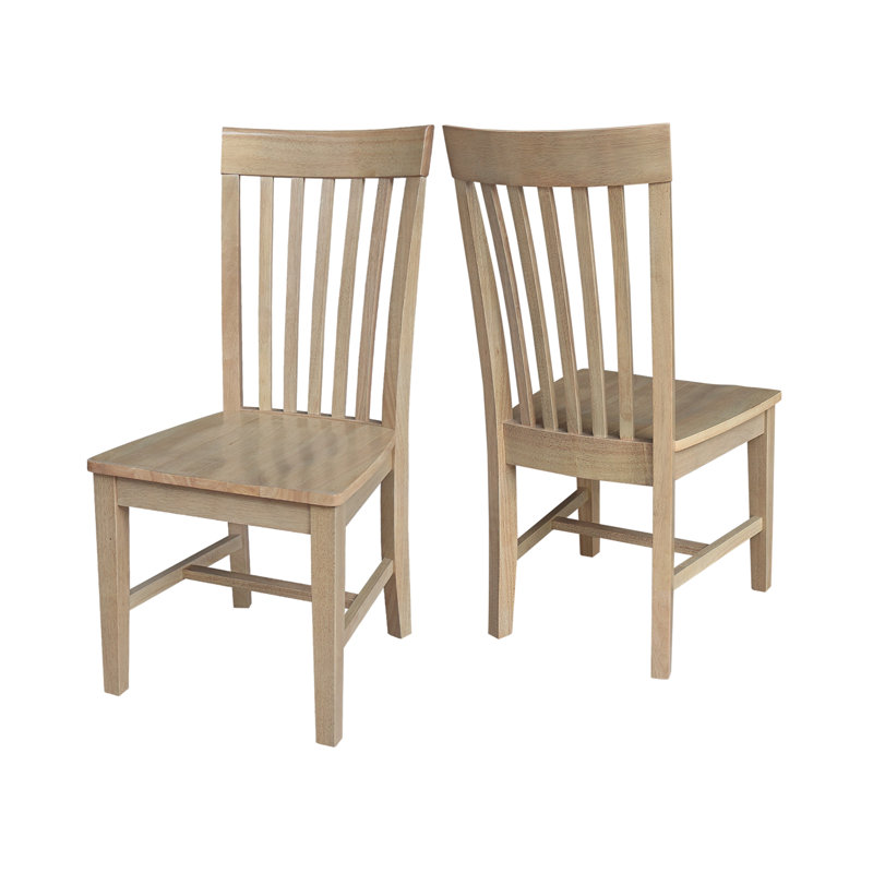Chaise en bois massif Sardinia, Miel