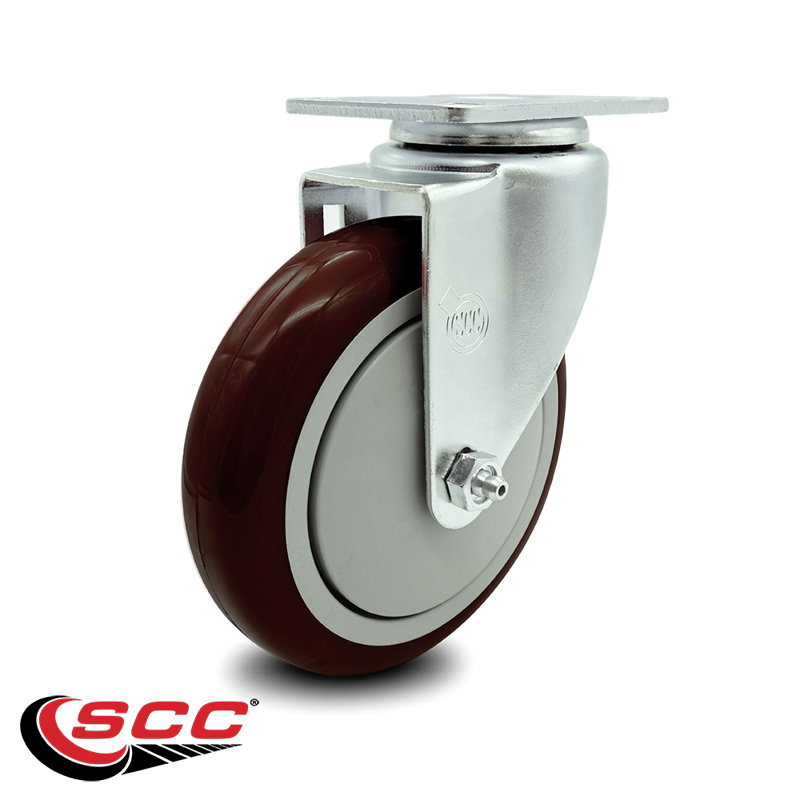 Cambro Replacement Caster, Maroon