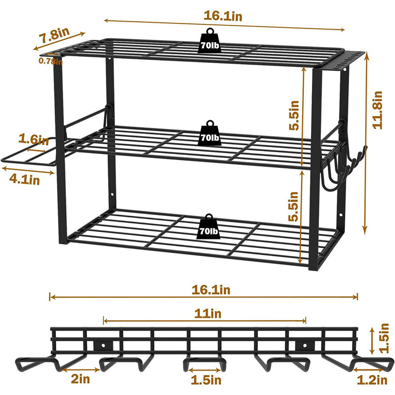 Laplace Metal Tool Rack