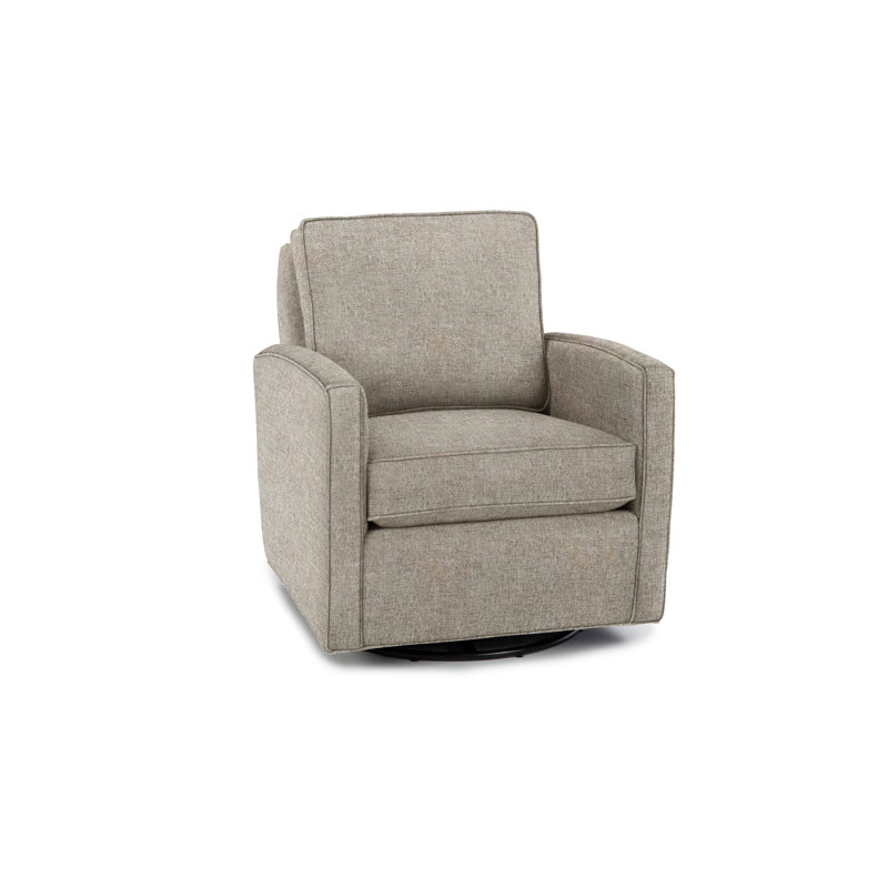Fauteuil pivotant de 30 po Eleanor, Polyester sel de mer
