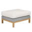 Azores Outdoor Teak Ottoman-59015345-99025416