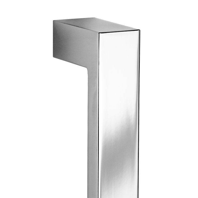 Poignée d’appoint en nickel poli 12 po Architectural Flat, Nickel poli, 12"
