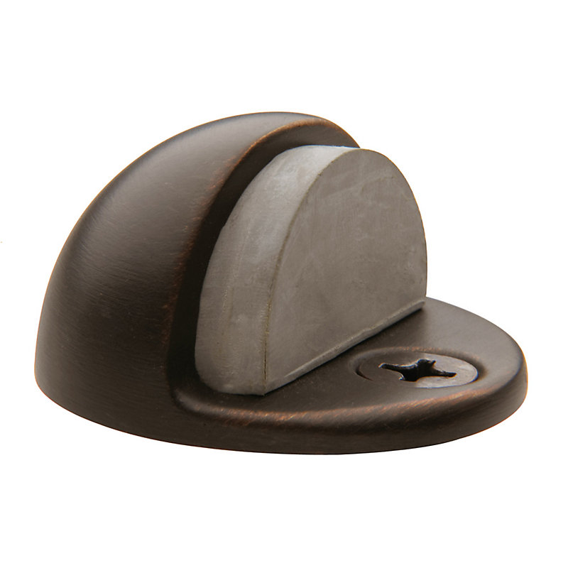 Brass Floor Mount Stop, Venetian Bronze