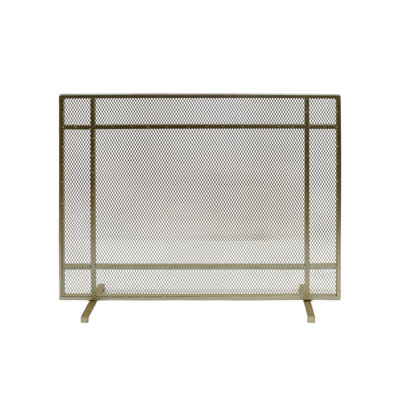 Erick Iron Fireplace Screen