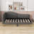Ceryis Linen Upholstered Daybed with Armrest-1005253803-1005253813