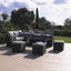 Bernardina Rattan 9 - Person Seating Group with Cushions and LED Premium Parasol-114002199-126333672