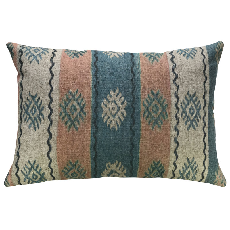 Linen Reversible Throw Pillow