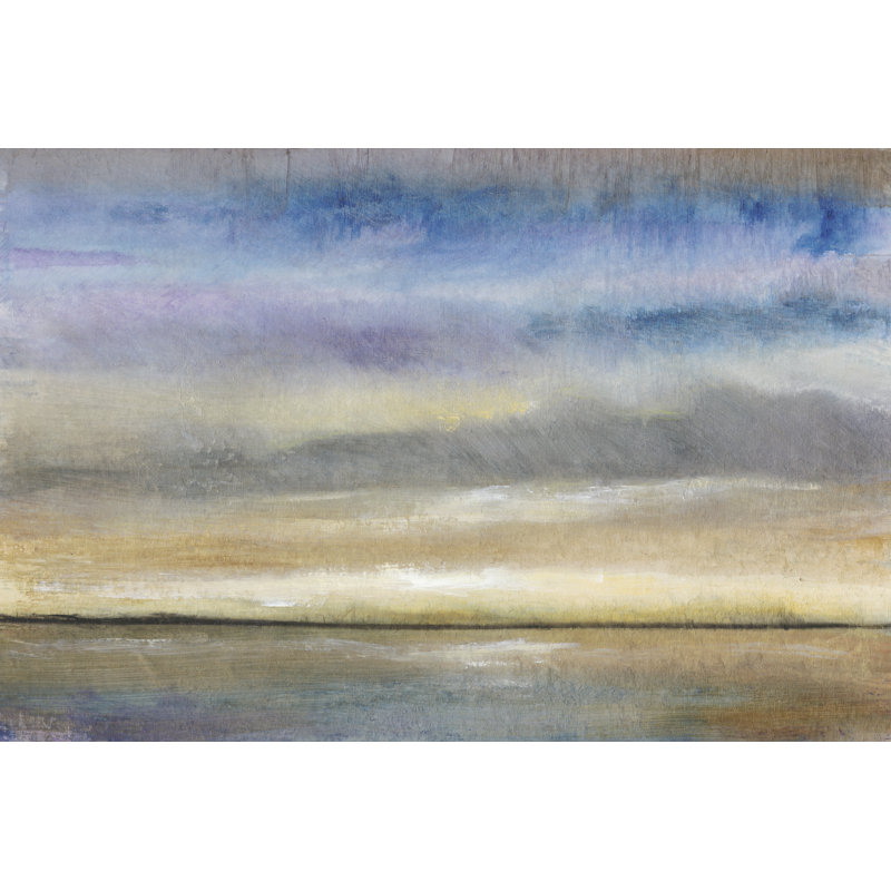 Evening Calm I by Timothy O' Toole - Painting Print, 81cm H x 122cm W, Black Floater Framed