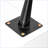 Modern Steel Nightstand with 3 Drawers, Easy Assembly Bedroom Storage