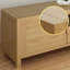 Meuble télé minimaliste moderne en bois massif