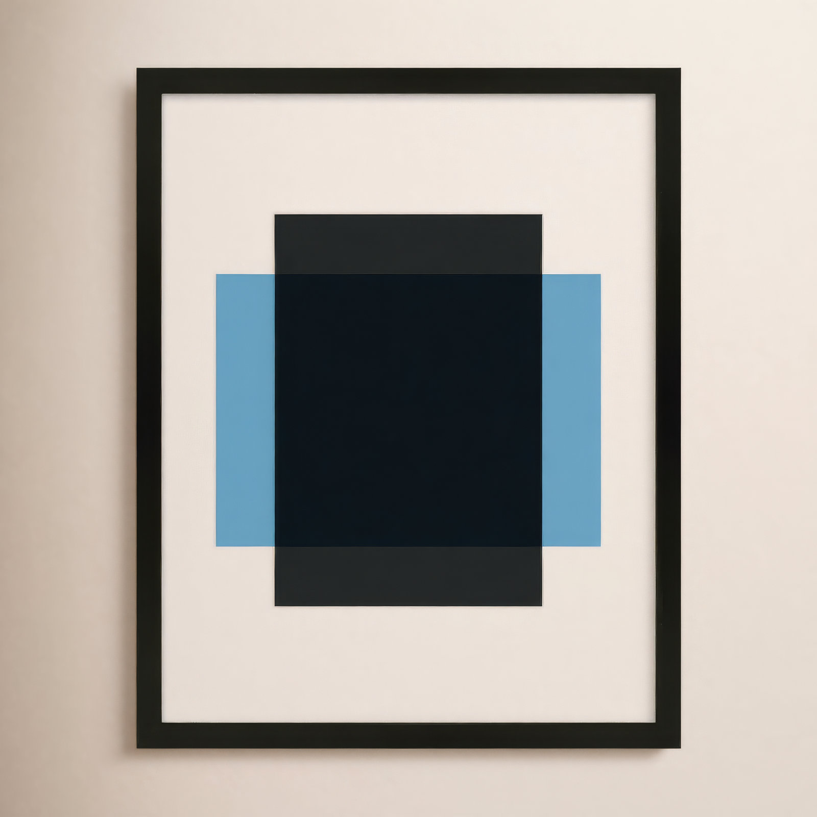 Black & Blue 1 by Jacques Pilon, 25" H x 20" W 