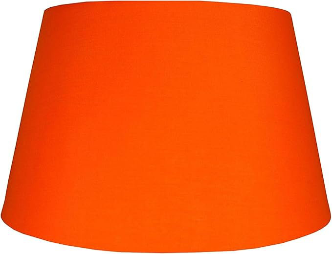 Talaina 25cm H Cotton Lamp Shade, Orange
