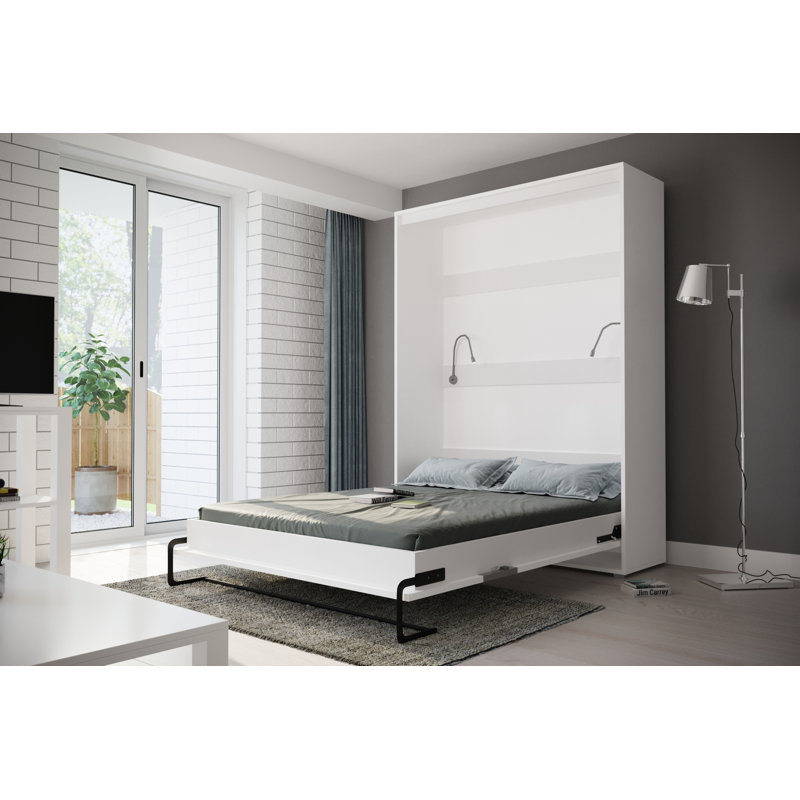 Dela Bed, European Kingsize (160 x 200cm), White