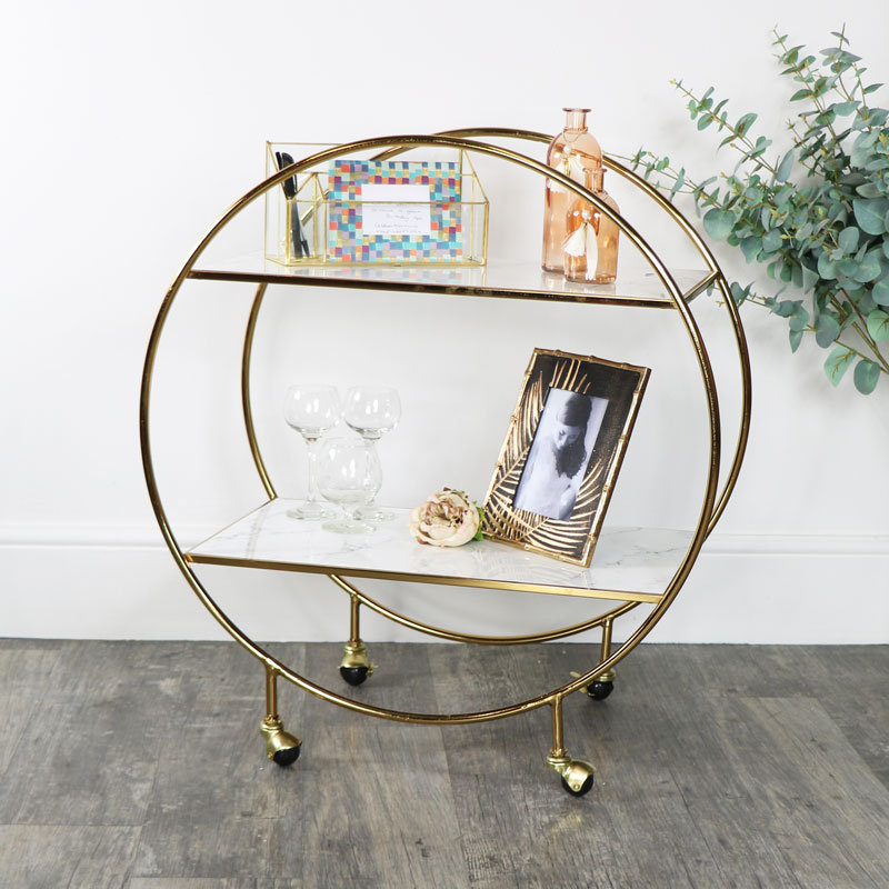 Jace Aluminium Bar Cart