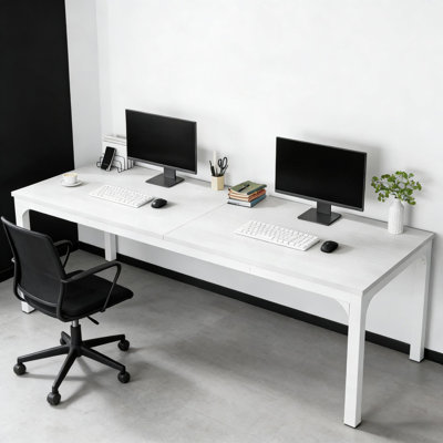 Dual Workspace Desk,Conference Table,Rectangle Computer Desk