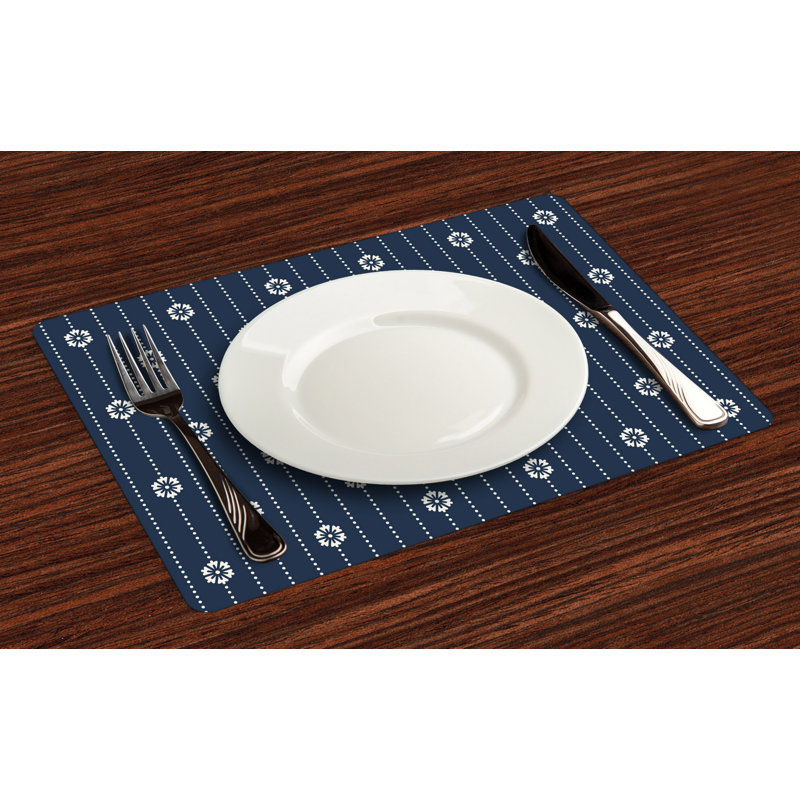 Polyester Geometric Rectangle Placemat