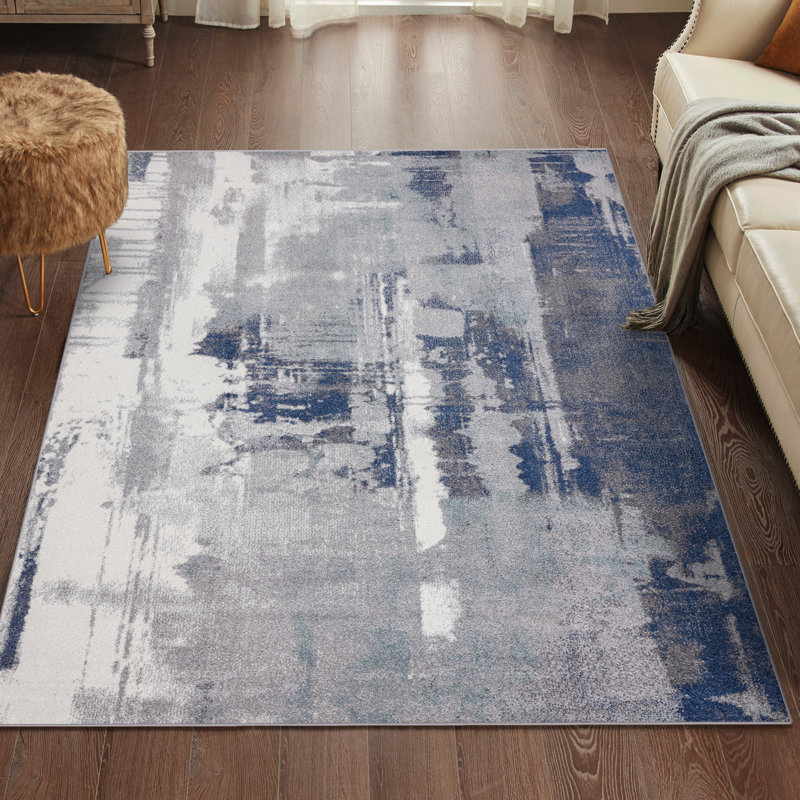Abstract Indoor Rug, Rectangle 5' x 7'